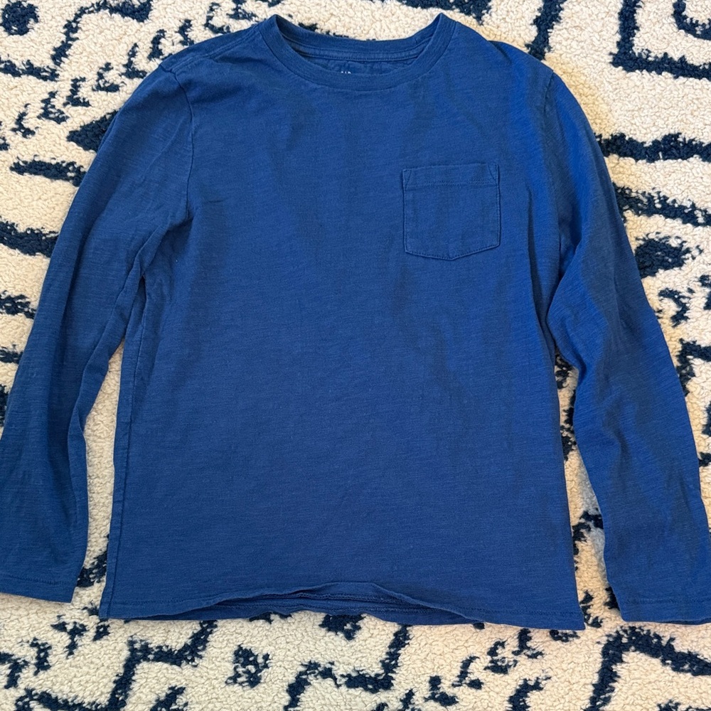 GAP Kids Blue Long Sleeve Tee